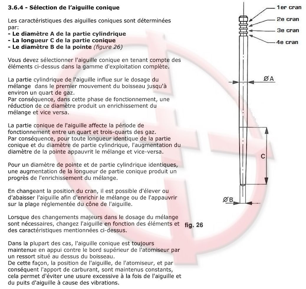 selection aiguille dellorto